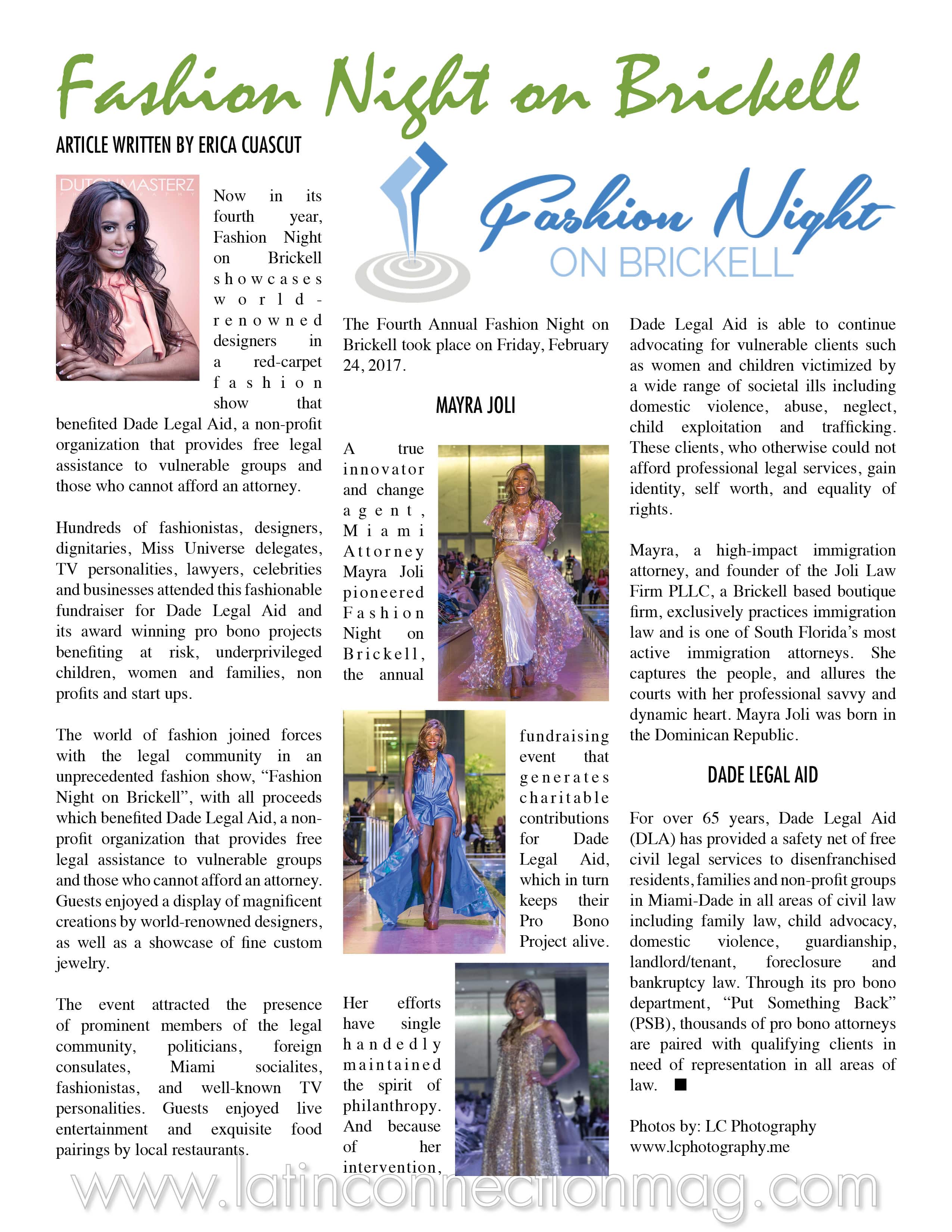 Fashion Night by Latin Connection Magazine