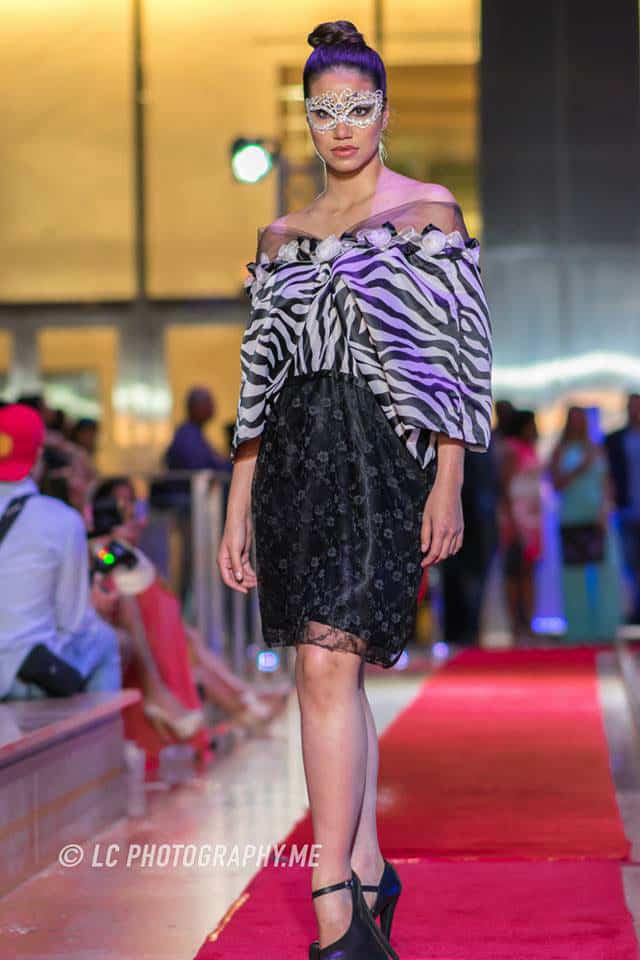 Model at the 2015 Fashion Night on Brickell