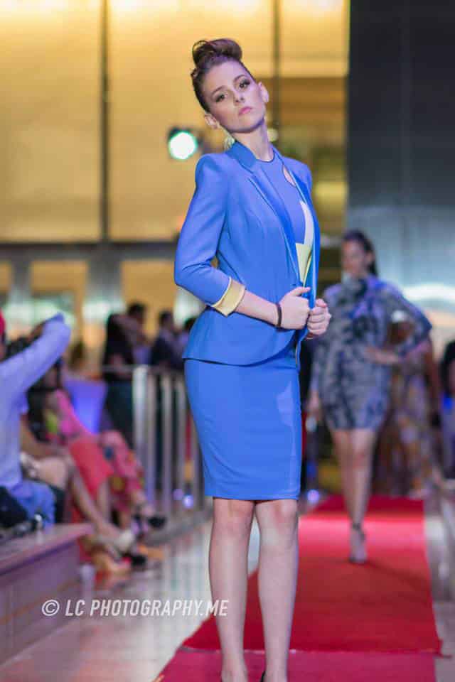 Model at the 2015 Fashion Night on Brickell